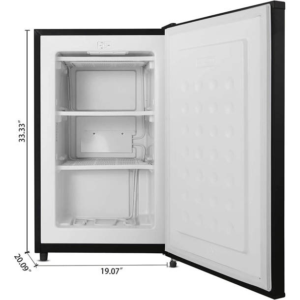 R W FLAME 1 2 Cubic Feet Cu Ft Compact Mini Freezer With Adjustable